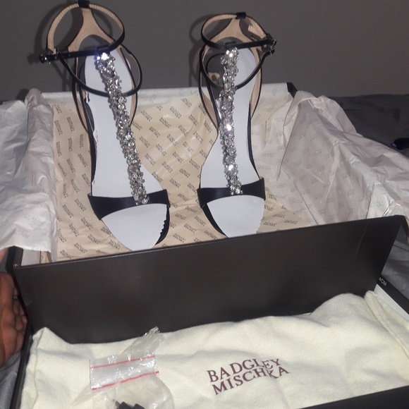 Black High Heel Sandal - Picture 2 of 2